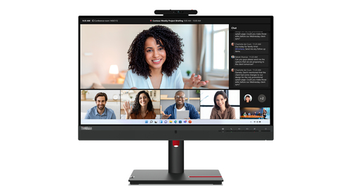 Lenovo ThinkVision T24mv-30 LED display 60,5 cm (23.8") 1920 x 1080 pixel Fuld HD Sort