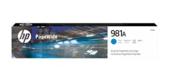 HP Original 981A PageWide-patron, cyan
