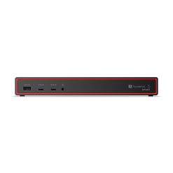 Lenovo ThinkPad Thunderbolt 5 Smart Dock 7500 Ledningsført Sort