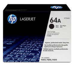 HP Original 64A LaserJet-tonerpatron, sort