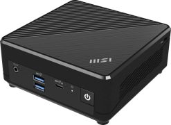 MSI CUBI N ADL S-225BEU PC barebone 0,69L størrelse PC Sort N100