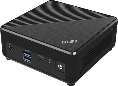 MSI CUBI N ADL S-225BEU PC barebone 0,69L størrelse PC Sort N100