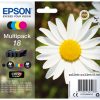 Epson Daisy C13T18064022 blækpatron 1 stk Original Sort, Blå, Magenta, Gul