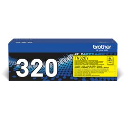 Brother TN-320Y tonerpatron 1 stk Original Gul