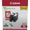 Canon PG-585XL/CL-586 PVP blækpatron 2 stk Original Højt (XL) udbytte Sort, Blå, Magenta, Gul