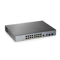 Zyxel GS1350-18HP-EU0101F netværksswitch Administreret L2 Gigabit Ethernet (10/100/1000) Strøm over Ethernet (PoE) Grå
