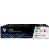 HP Originale 126A-blækpatroner, cyan/magenta/gul, 3-pak