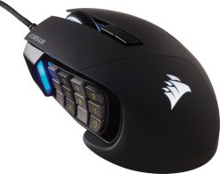 Corsair Scimitar RGB Elite mus Spil Højre hånd USB Type-A Optisk 18000 dpi