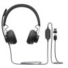 Logitech 981-000870 hovedtelefoner/headset Ledningsført Opkald/musik USB Type-C Grafit