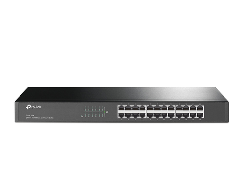 TP-Link TL-SF1024 netværksswitch Ikke administreret Fast Ethernet (10/100) Sort