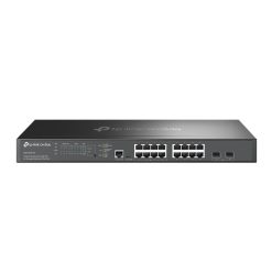 TP-Link Omada SG3218XP-M2 Administreret L2+ 2.5G Ethernet (100/1000/2500) Strøm over Ethernet (PoE) 1U Sort