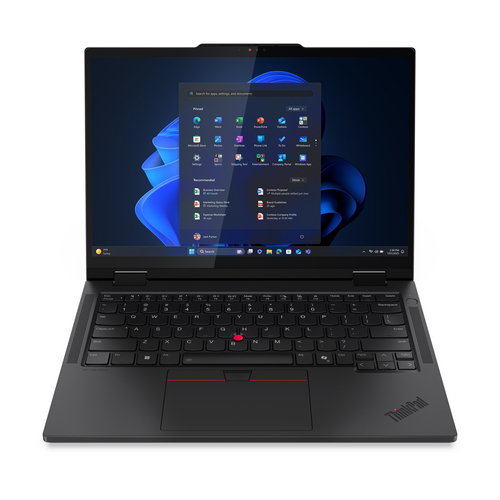 Lenovo ThinkPad T14s 2-in-1 Gen 1 Intel Core Ultra 5 225U Hybrid (2-i-1) 35,6 cm (14") Berøringsskærm WUXGA 16 GB LPDDR5x-SDRAM 512 GB SSD Wi-Fi 6E (802.11ax) Windows 11 Pro Nordisk Sort