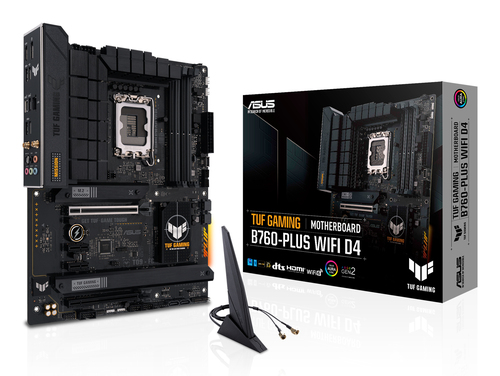 ASUS TUF GAMING B760-PLUS WIFI D4 Intel B760 LGA 1700 ATX