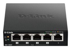 D-Link DGS-1005P/E netværksswitch Ikke administreret Gigabit Ethernet (10/100/1000) Strøm over Ethernet (PoE) Sort