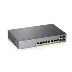 Zyxel GS1350-12HP-EU0101F netværksswitch Administreret L2 Gigabit Ethernet (10/100/1000) Strøm over Ethernet (PoE) Grå