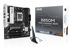 ASUS B850M MAX GAMING WIFI AMD B850 Sokkel AM5 micro ATX